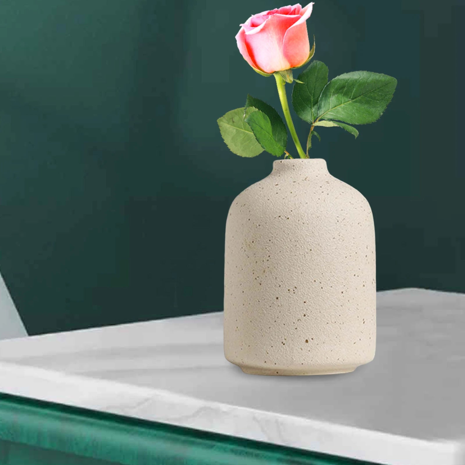 Speckled Ceramic Bud Vase