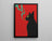 Vintage Black Cat Smoking Art Print