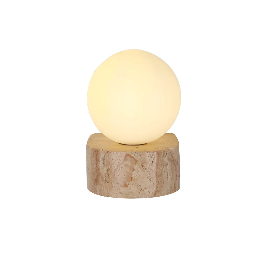 Japanese Wabi-Sabi Travertine Sconce