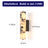 Black Marble Italian Wall Sconce
