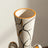 Modern Line Striped Ceramic Vase