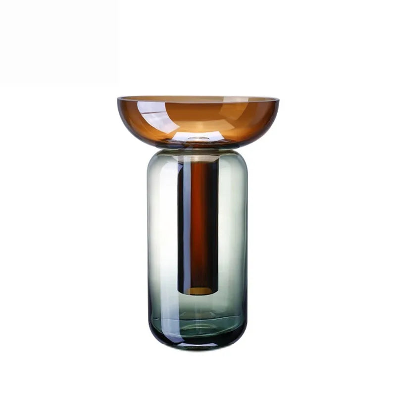 Gradient Glass Stacking Vase