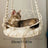 Bohemian Macrame Cat Hammock