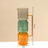 Double-Layer Colored Glass Vase