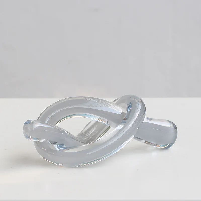 Glass Knot Sculpture