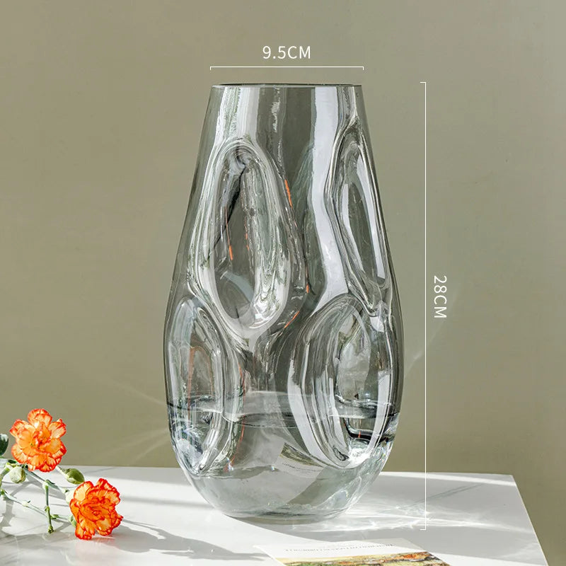 Stained Glass Sculptural Vase