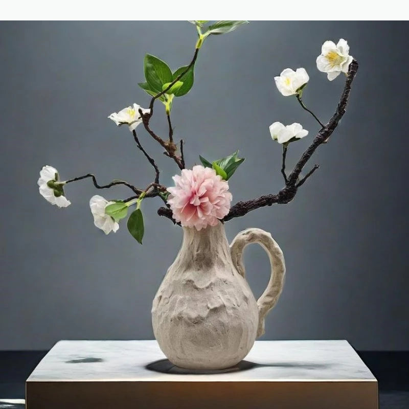 Handmade Textured Ceramic Vase