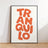 Retro Boho Typography Art Print
