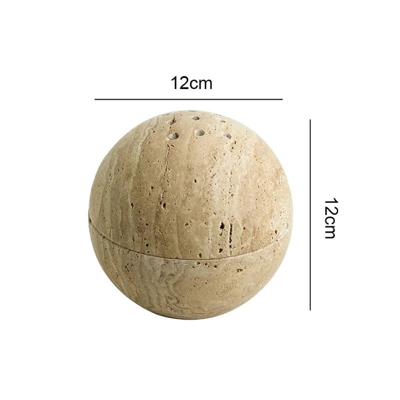Marble Sphere Incense Burner