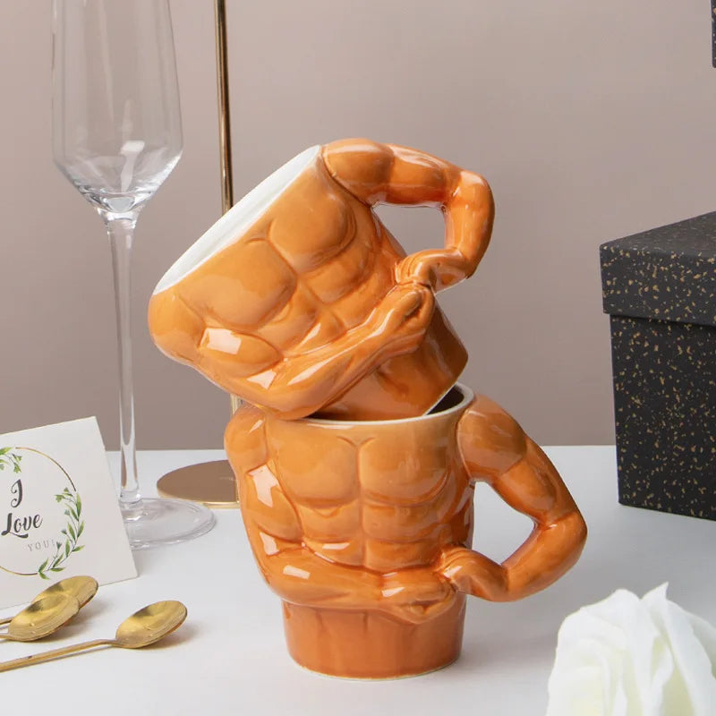 Muscle Man Ceramic Mug