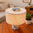 Marble Base Fabric Shade Table Lamp
