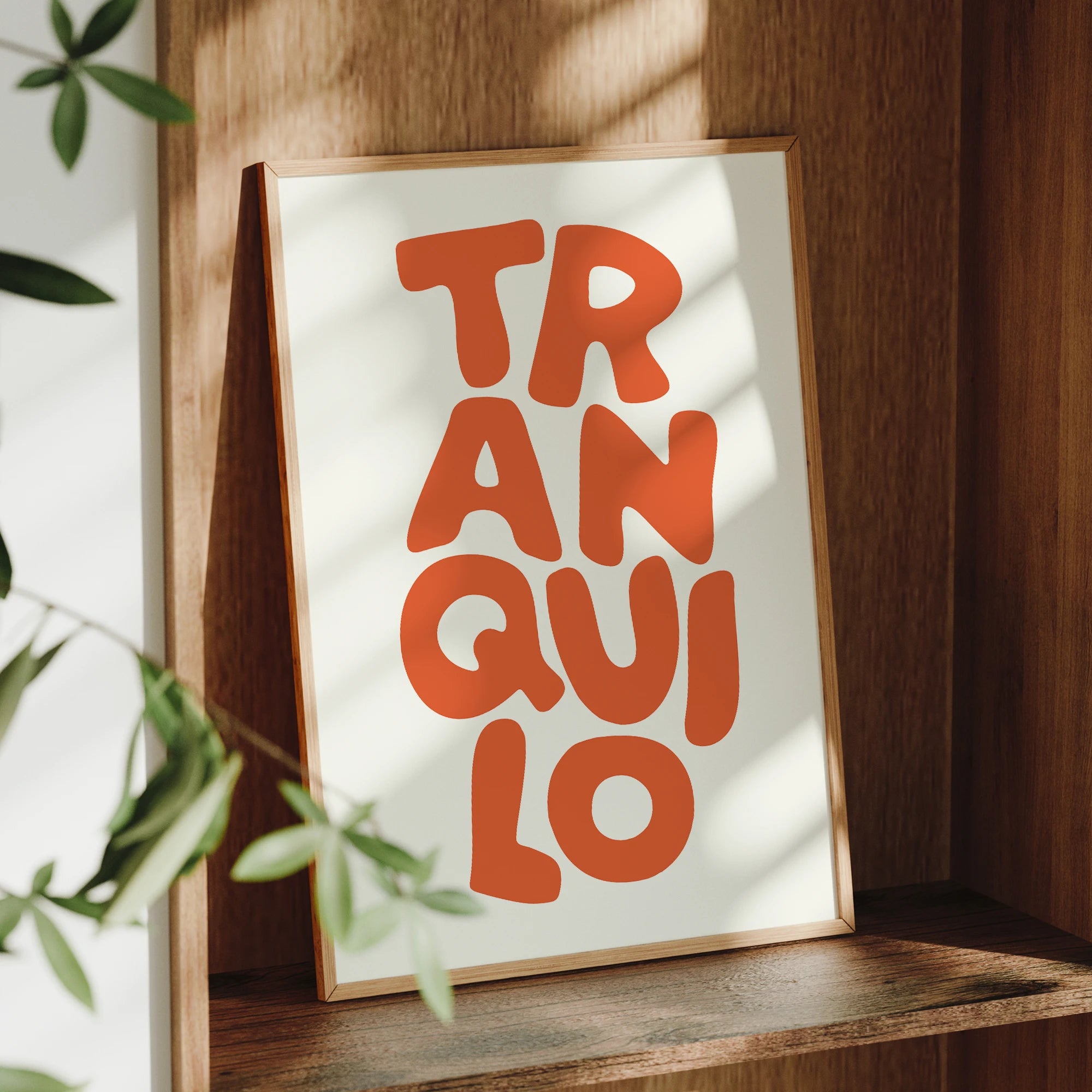 Retro Boho Typography Art Print