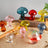 Colorful Mushroom Glass Vase