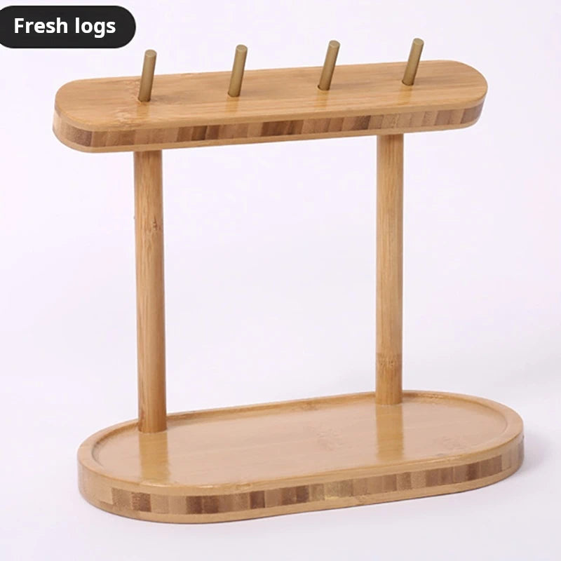Wooden Key and Jewelry Holder
