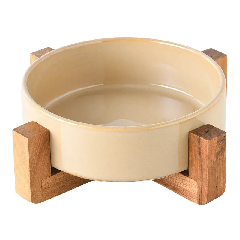 Japanese Kiln Ceramic Cat Bowl