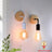 Vintage Wood Wall Sconce