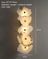 Sculptural Marble Copper Wall Sconce
