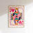 Queen of Hearts Playing Card Art Print