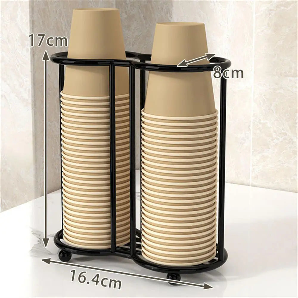 Wooden Cup Display Rack