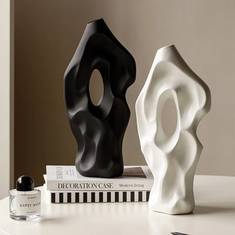 Irregular Minimalist Ceramic Vase