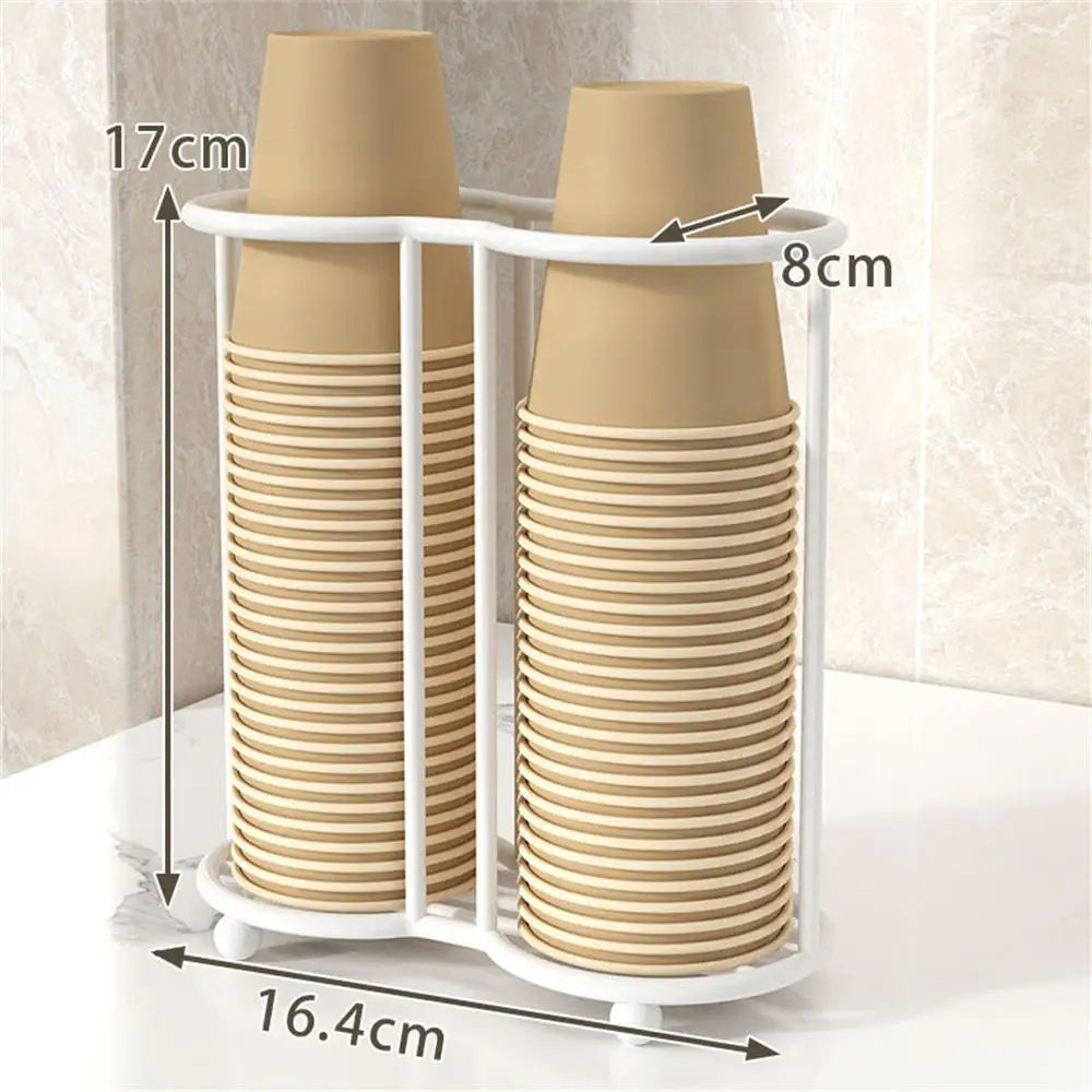 Wooden Cup Display Rack