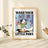 Wash Your Paws Cat Bathroom Print