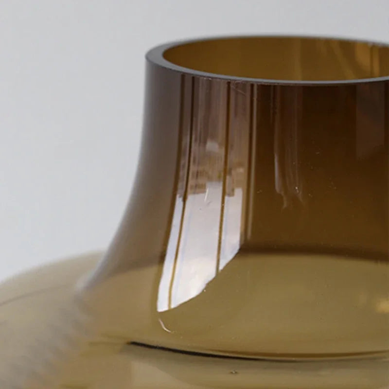 Nordic Minimalist Glass Bottle Vase