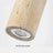Minimalist Travertine Wall Sconce