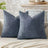 Chenille Knitted Throw Pillow Cover Set