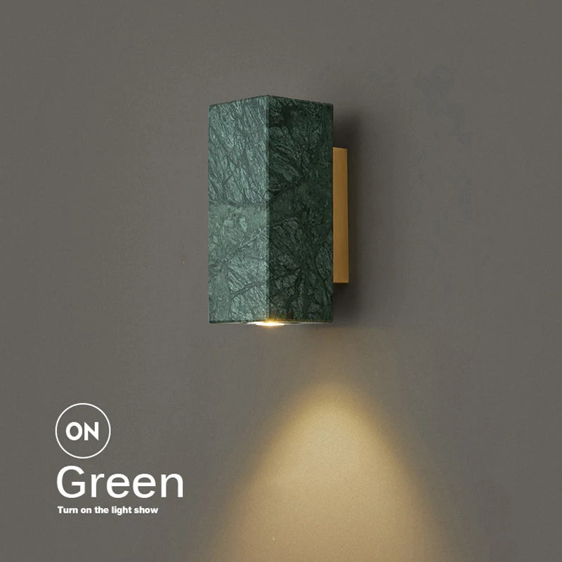 Mini Marble Accent Wall Sconce