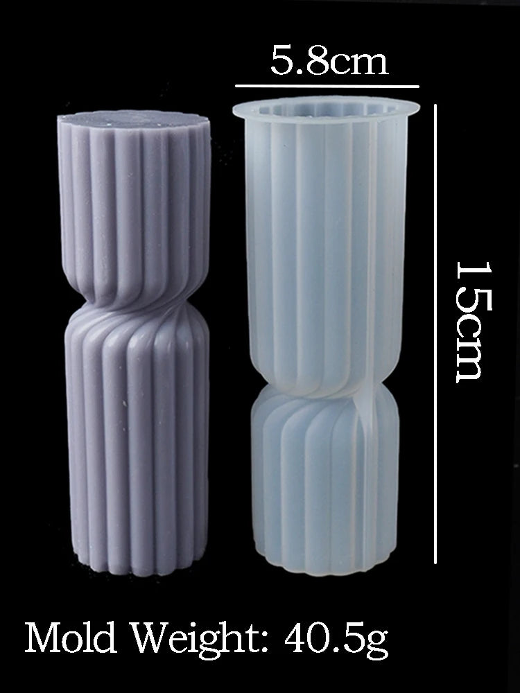 Cylindrical Candle Silicone Mold