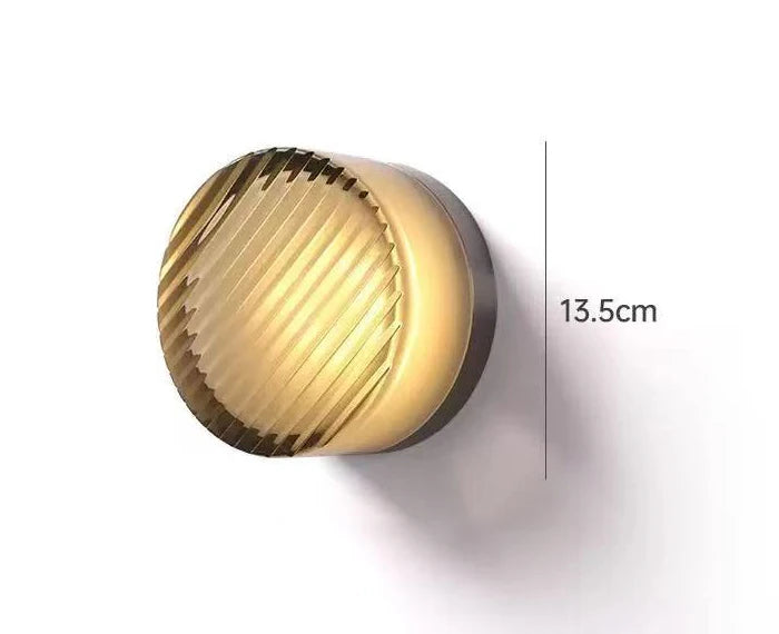 Round Acrylic LED Wall Sconce