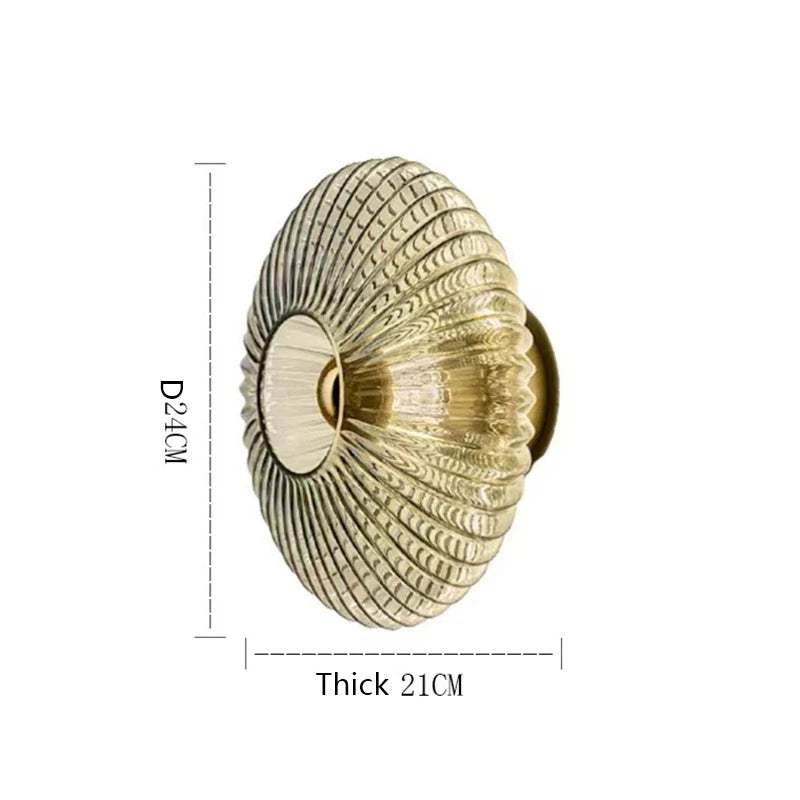 Nordic LED Glass Wall Sconce