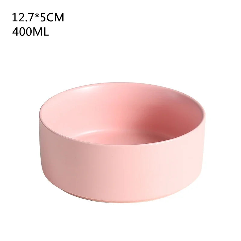 Ceramic Double Cat Bowl Set