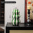 Hand-Painted Striped Ceramic Vase