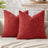 Chenille Knitted Throw Pillow Cover Set