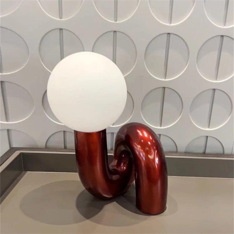 Nordic Glass Globe Desk Lamp