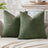 Chenille Knitted Throw Pillow Cover Set