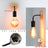 Vintage Wood Wall Sconce