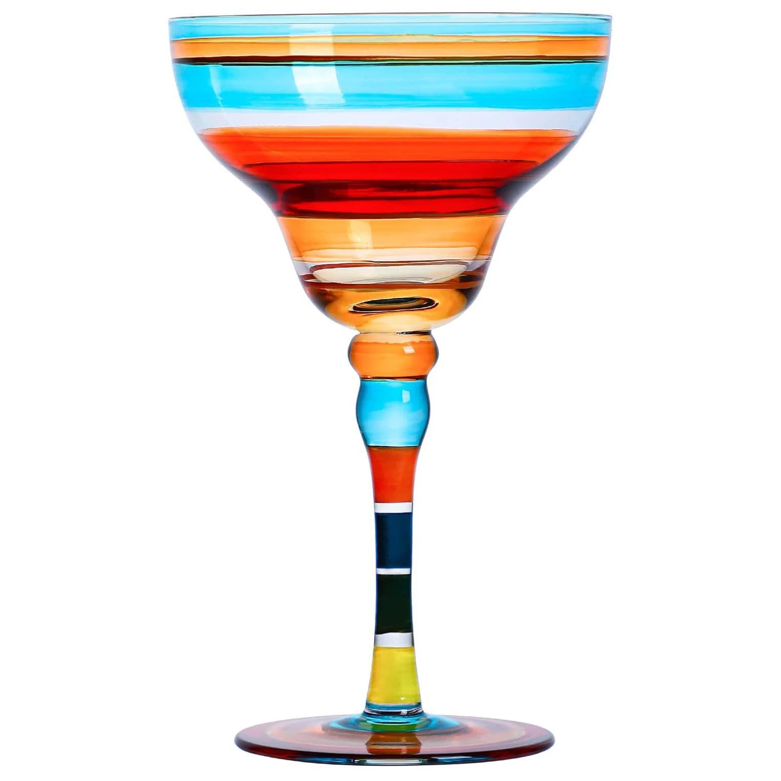 Hand-Painted Margarita Glass
