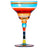 Hand-Painted Margarita Glass