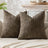 Chenille Knitted Throw Pillow Cover Set