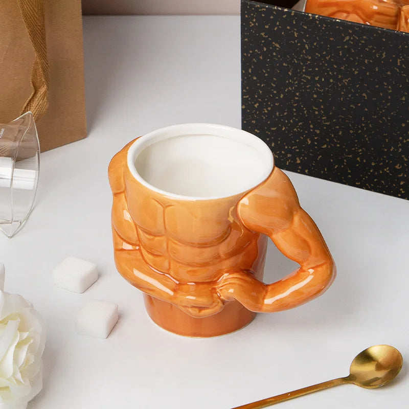 Muscle Man Ceramic Mug