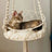 Bohemian Macrame Cat Hammock