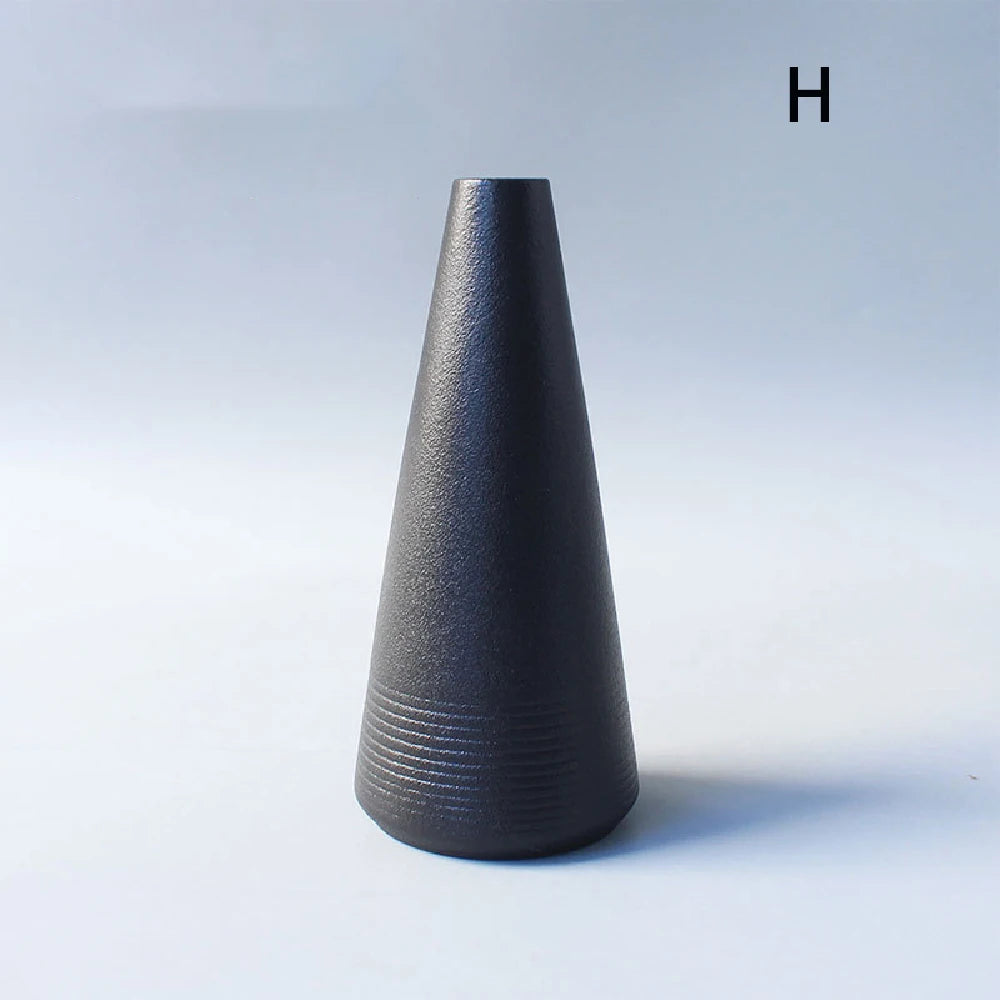 Japanese Minimalist Ceramic Bud Vase