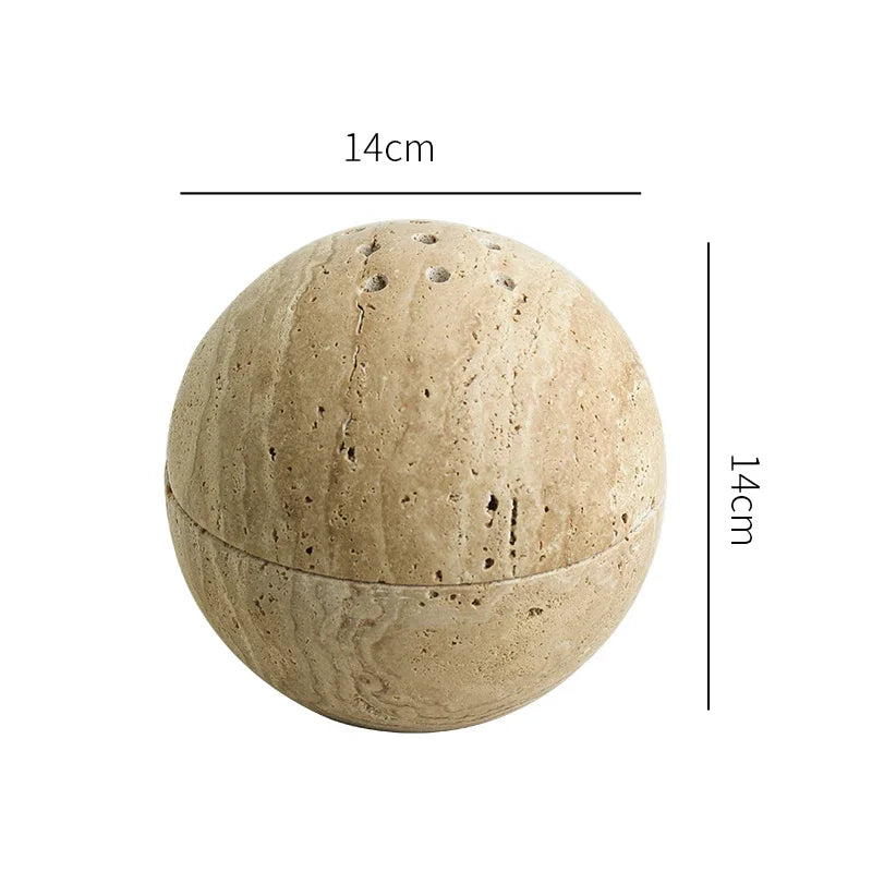 Marble Sphere Incense Burner