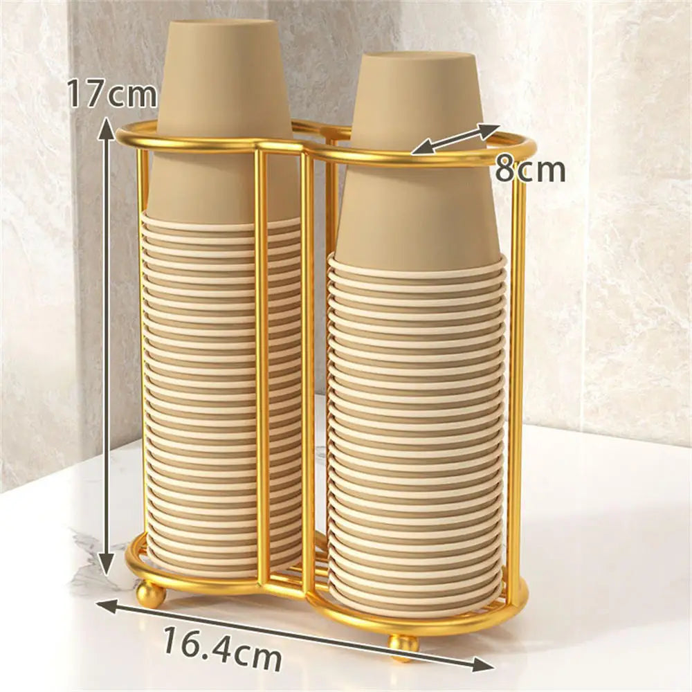 Wooden Cup Display Rack