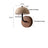 Travertine Pull Chain Wall Sconce