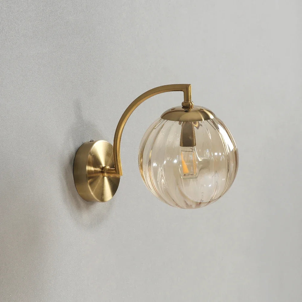 Colorful Glass LED Wall Sconce