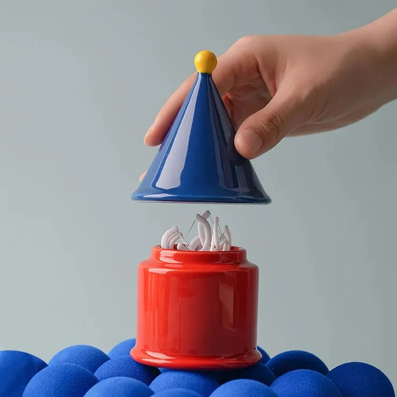 Colorful Ceramic Toothpick Holder